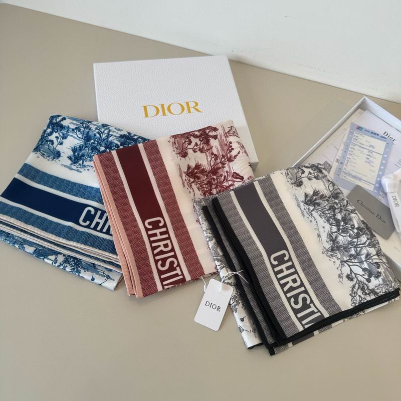 Dior silk scarf 90X90cm E043015